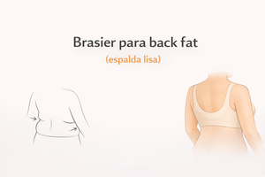 Brasier para back fat (espalda lisa)