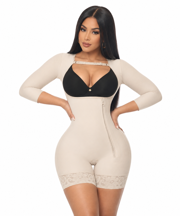 Post-operative mid-thigh girdle: Sculpting leg &amp; waist control (REF. C-003)