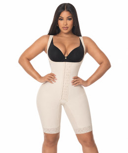 C-029 Beige Trusa Lycra Knee Central Brooch