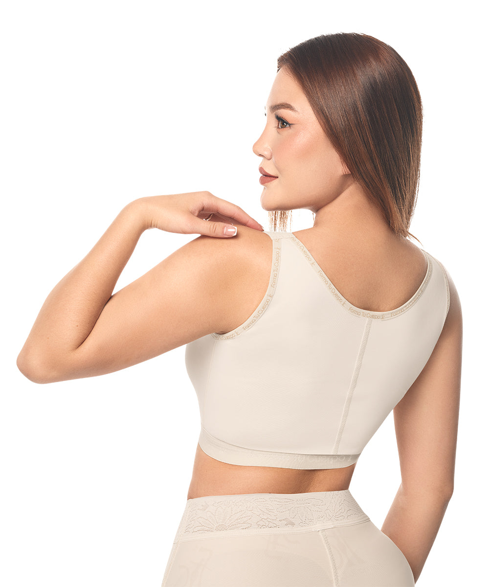 Brasier postoperatorio con faja moldeadora: Bust support & tummy control ( REF. C-031 )