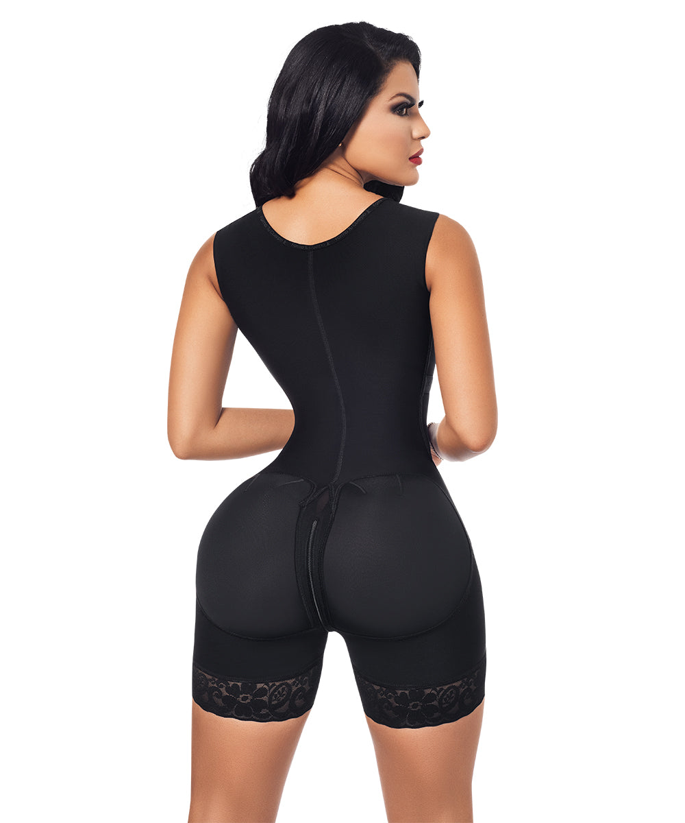 Faja colombiana con brasier Luxury Queen: High compression shapewear ( Ref. Lux - 293 / Lux - 093 )