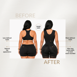 Faja Luxury Queen BBL con doble tallaje para cintura pequeña y caderas anchas( Luxbbl-293 )