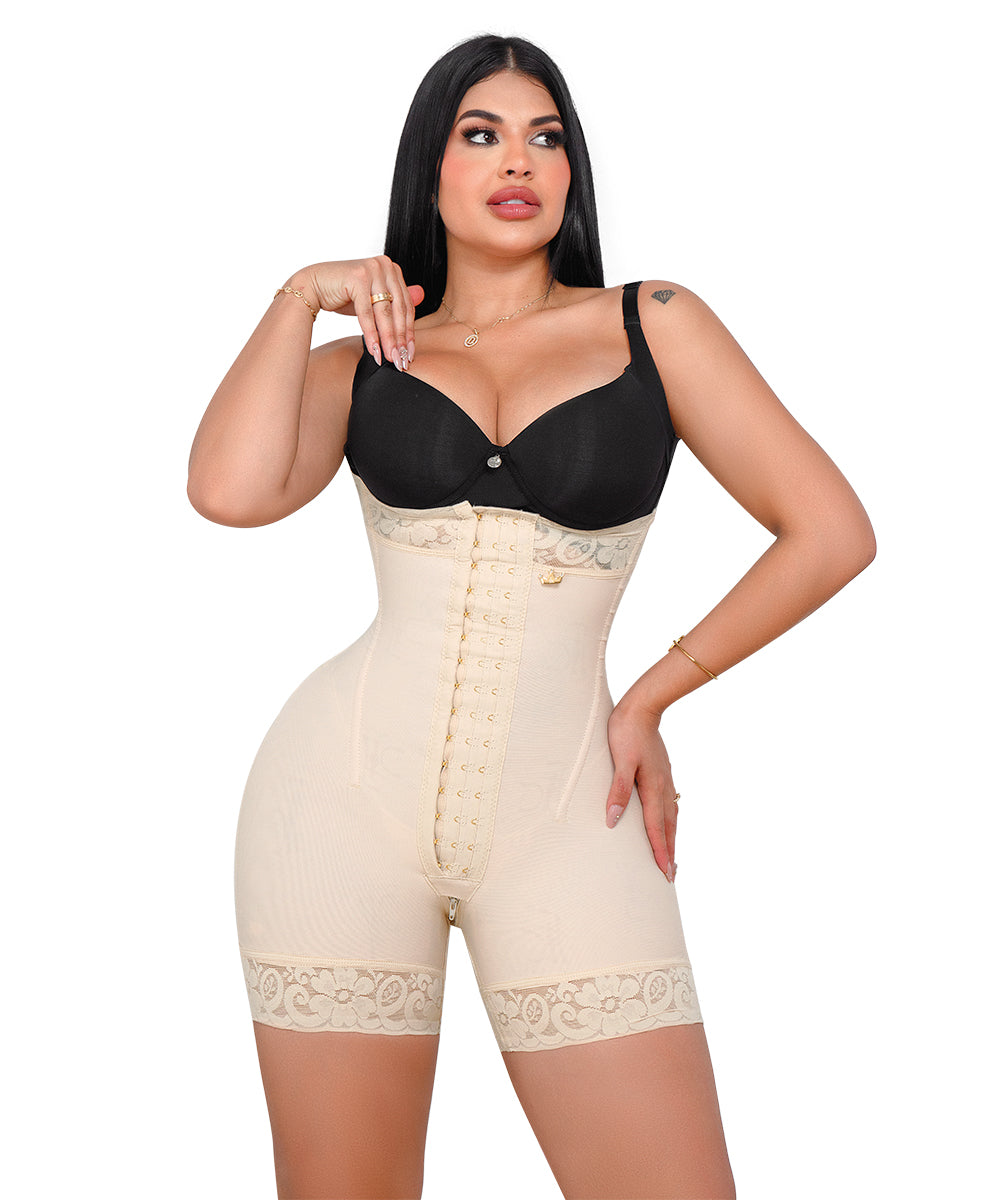 Faja Colombiana Luxury Queen:  Faja con Varillas de Tercera Etapa para Definición de Cintura ( Ref. LUXI-051 / LUXI-251 )