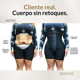 Faja Colombiana Luxury Queen:  Faja con Varillas de Tercera Etapa para Definición de Cintura ( Ref. LUXI-051 / LUXI-251 )