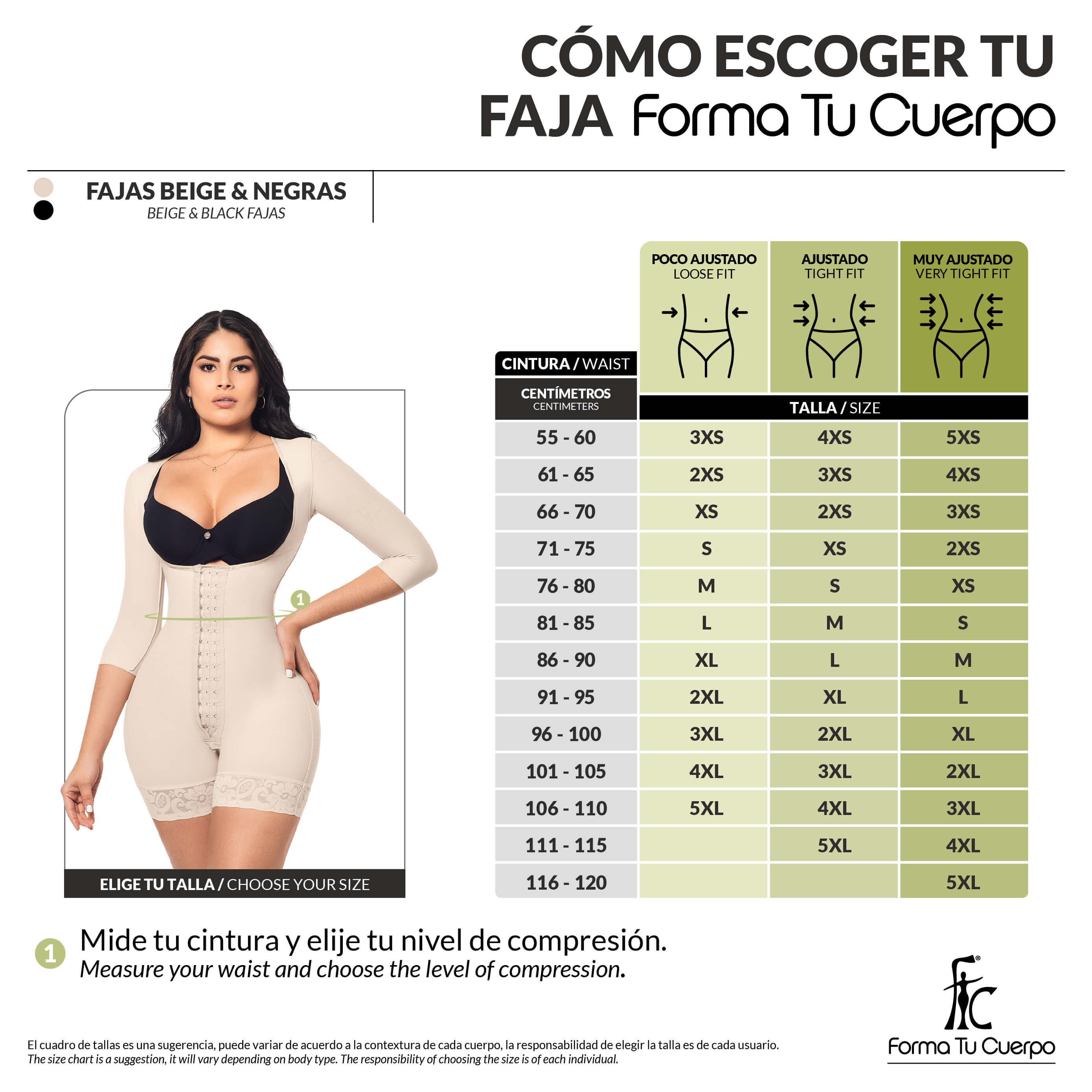 Faja moldeadora manga larga O-015/O-215