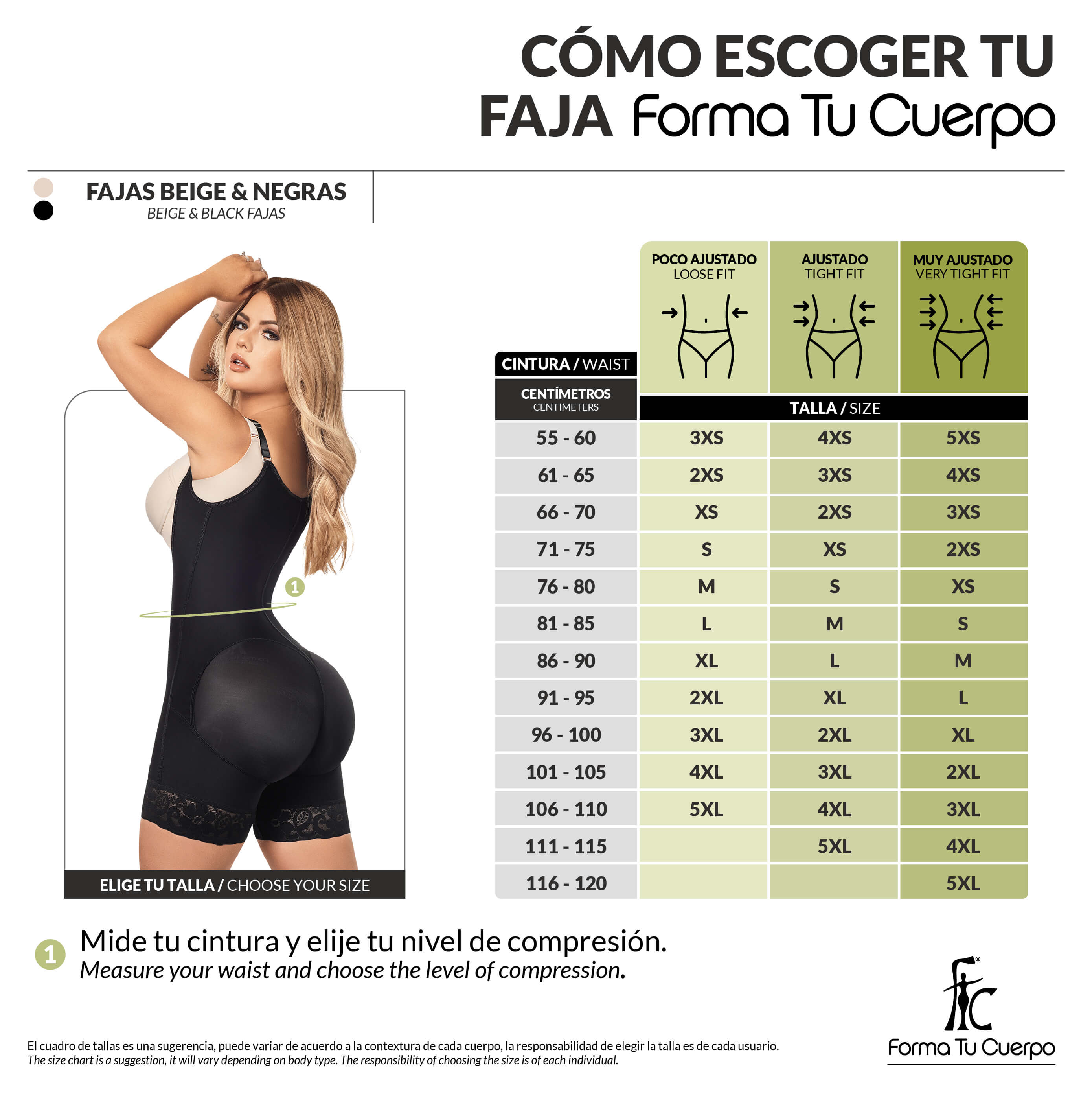 Faja Molderadora Control Abdomen - Levanta Gluteo Ref. O-016