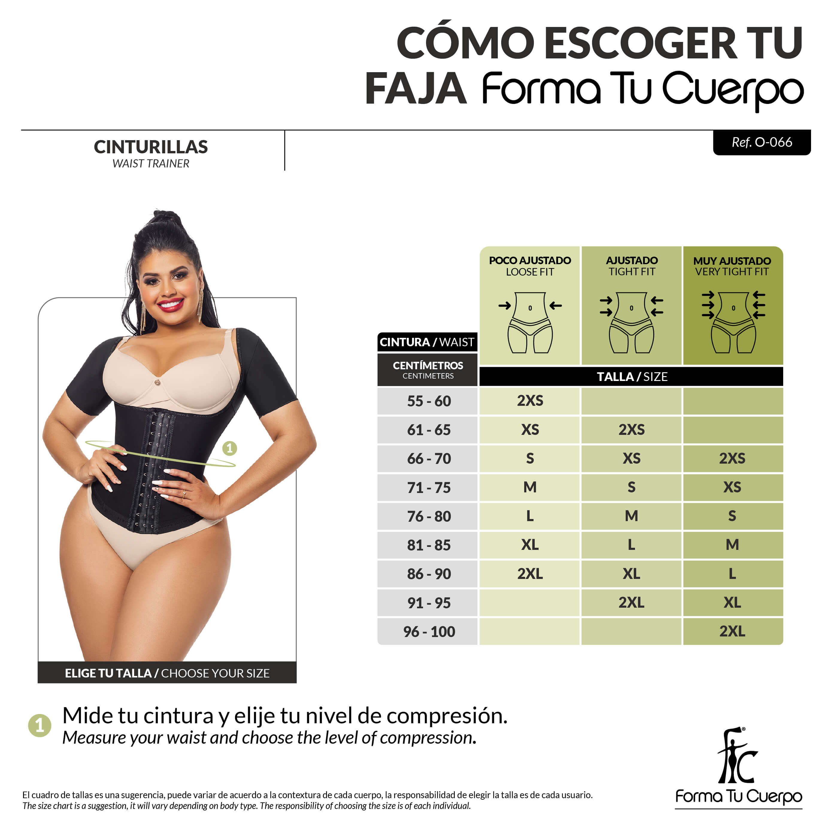 Cinturilla Colombiana con Mangas : Waist Trainer con Posture Control ( Ref. O-062)