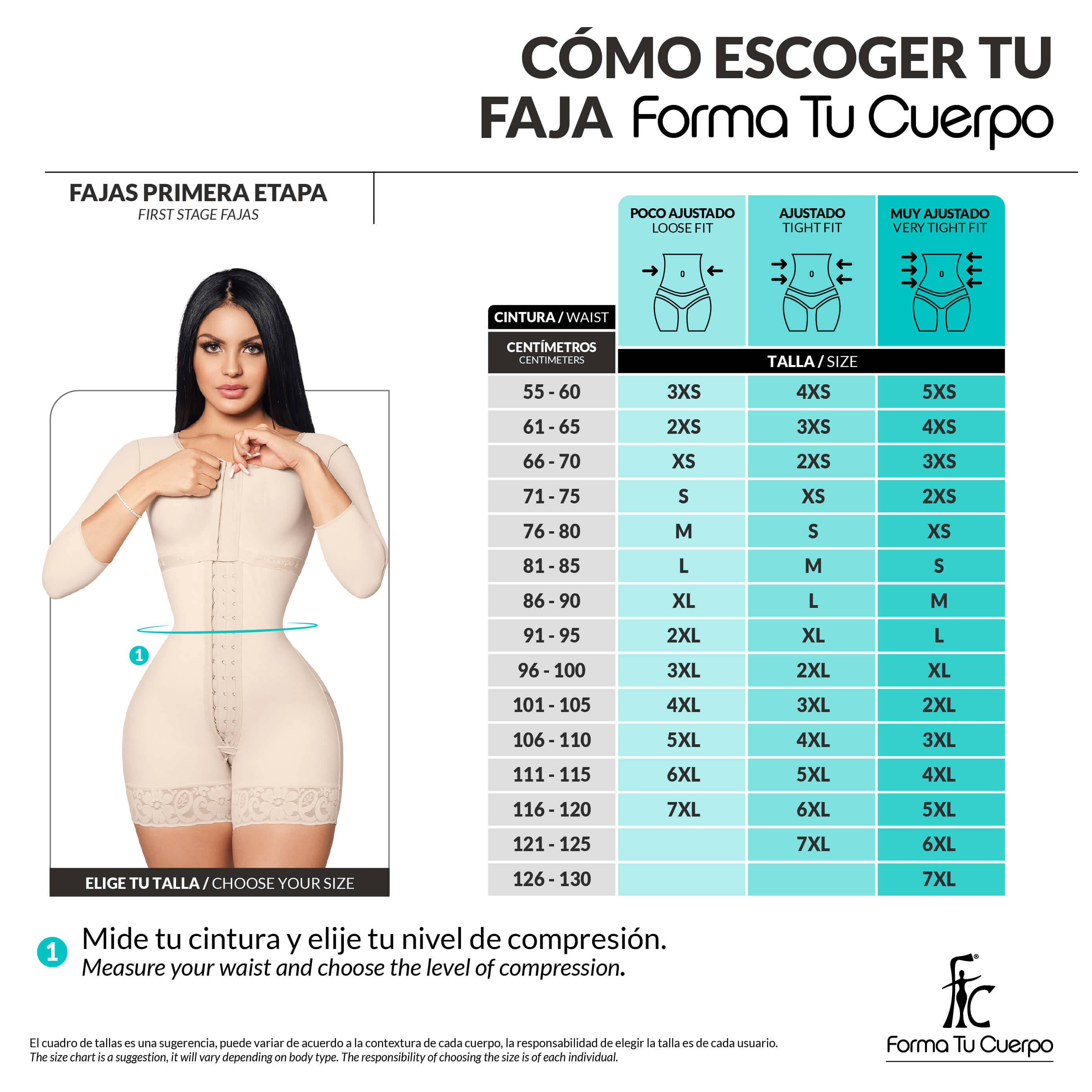 Faja Colombiana - faja Moldeadora- ( Ref. O-093 )