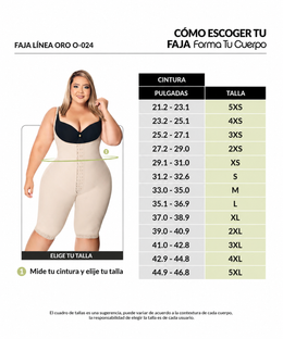 Colombian girdle with short sleeves: Upper body support &amp; waist shaping (Ref. O-024)