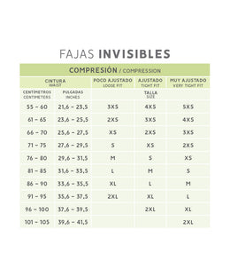Fajas Invisibles sin Costuras ( Ref. C-040 / C-044 )